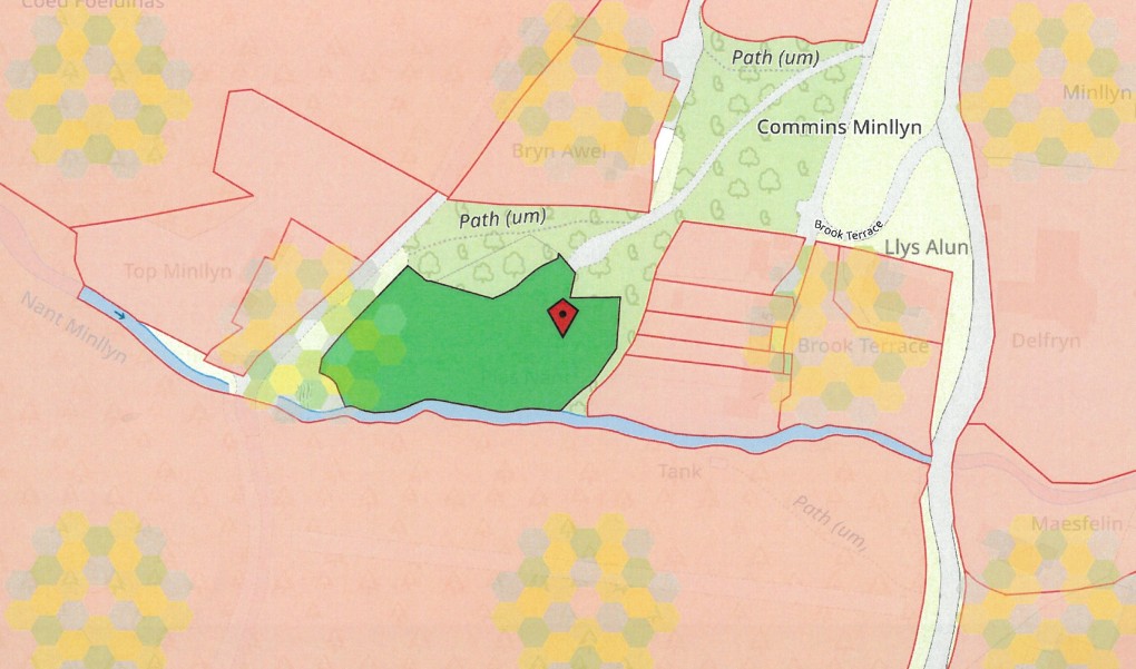 Floorplan for Dinas Mawddwy, Machynlleth, Gwynedd