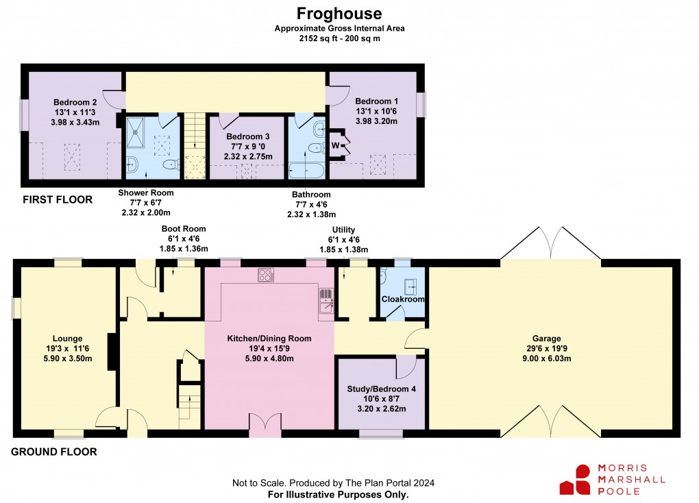Floorplan for Cefn Gorwydd, Llangammarch Wells, Powys