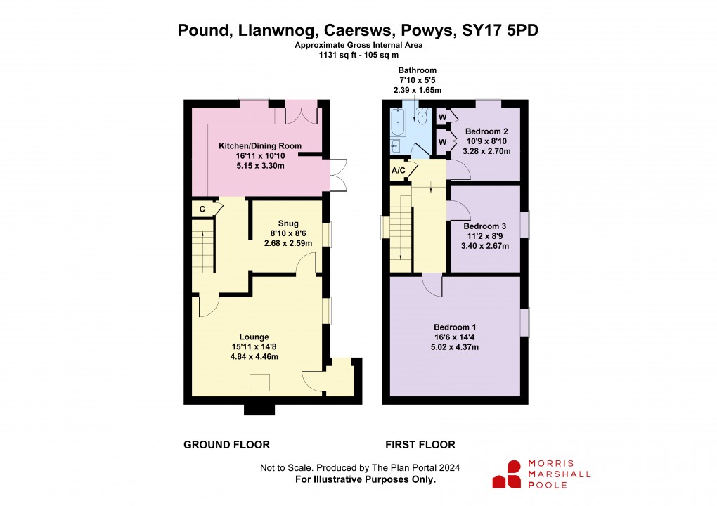 Floorplan for Llanwnog, Caersws, Powys