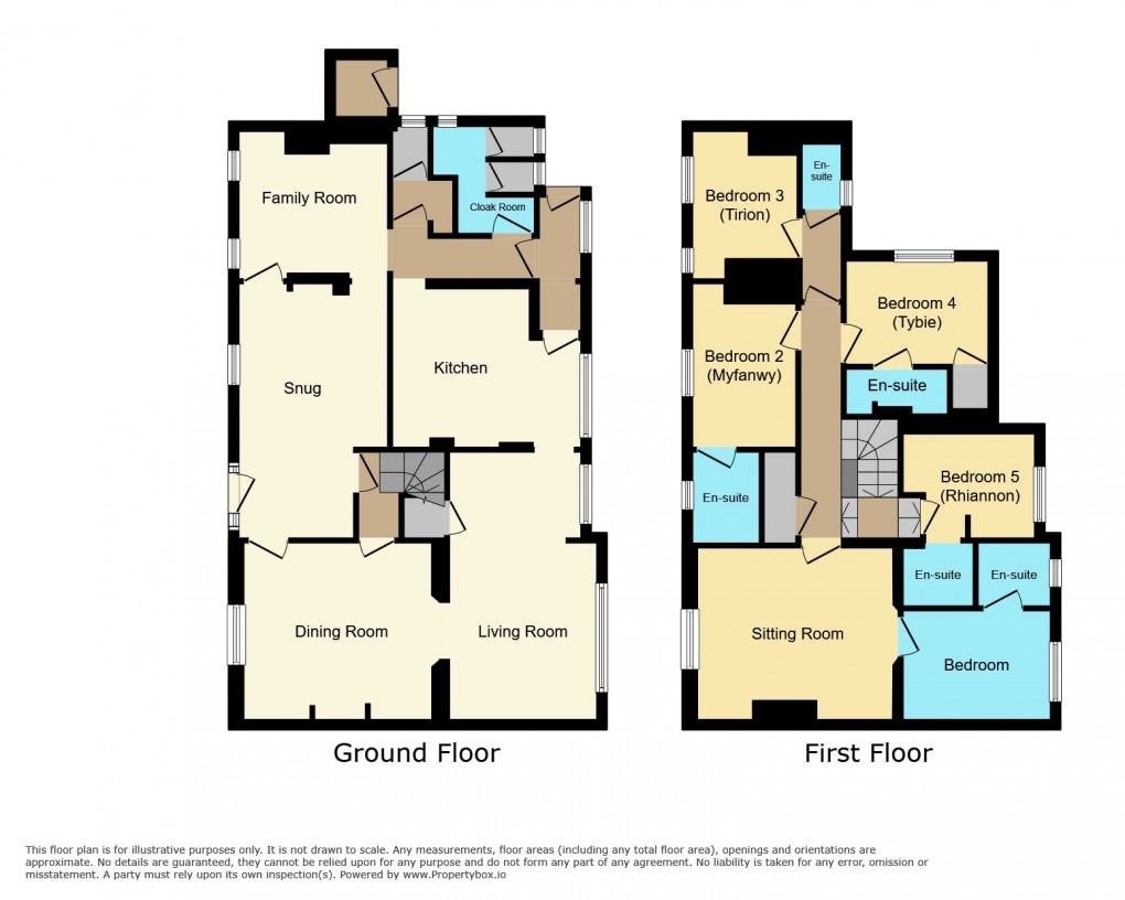 Floorplan for Pontdolgoch, Caersws, Powys