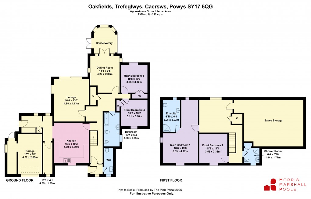 Floorplan for Trefeglwys, Caersws, Powys