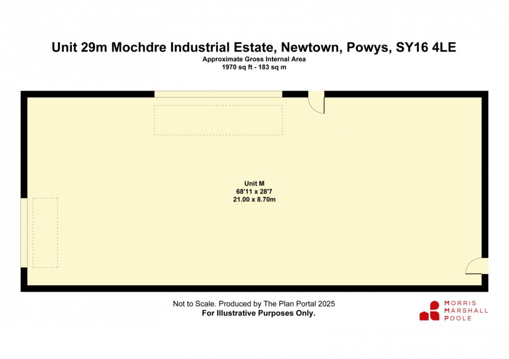 Floorplan for Mochdre, Newtown, Powys