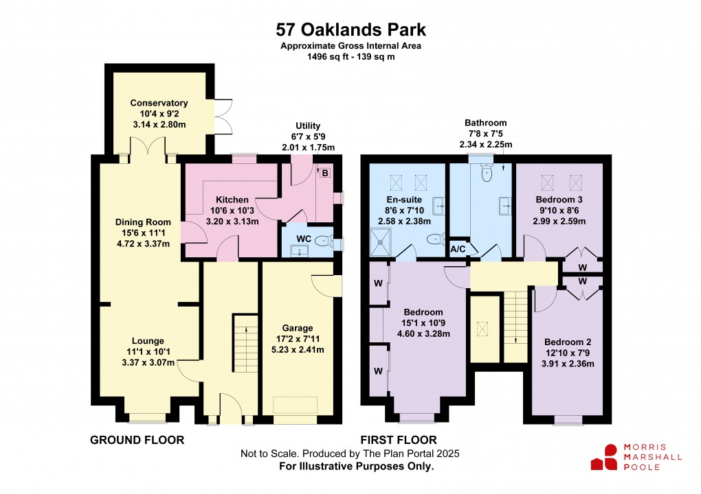 Floorplan for Oaklands Park, Newtown, Powys