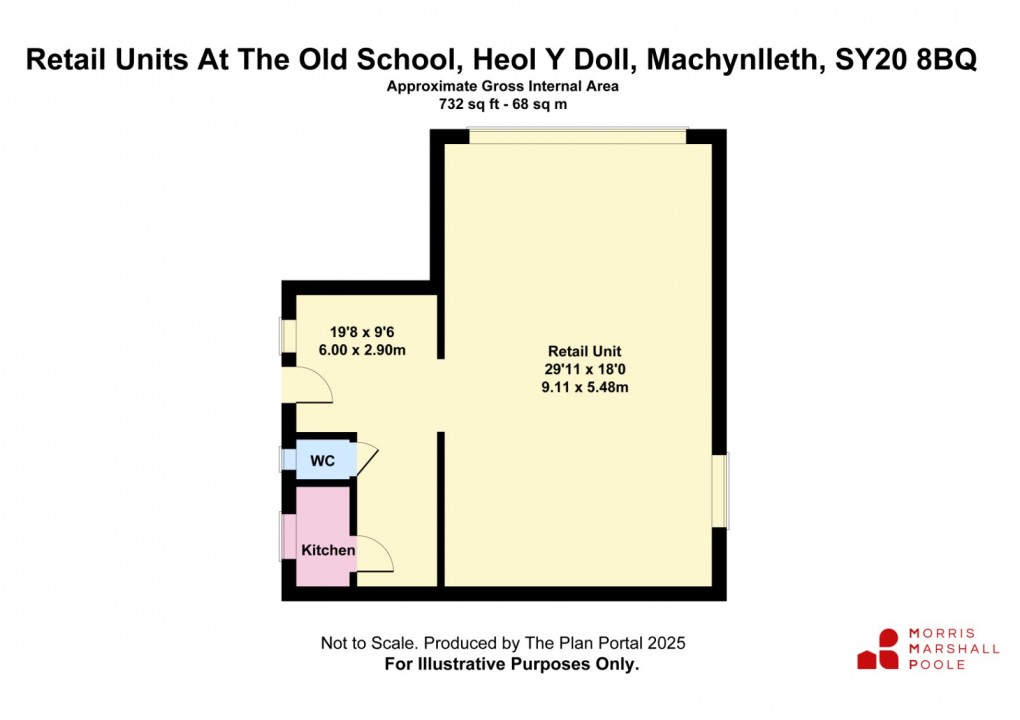 Floorplan for Heol Y Doll, Machynlleth, Powys