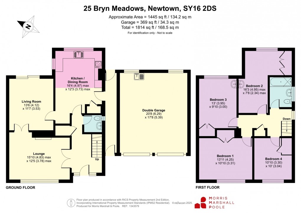 Floorplan for Bryn Meadows, Newtown, Powys
