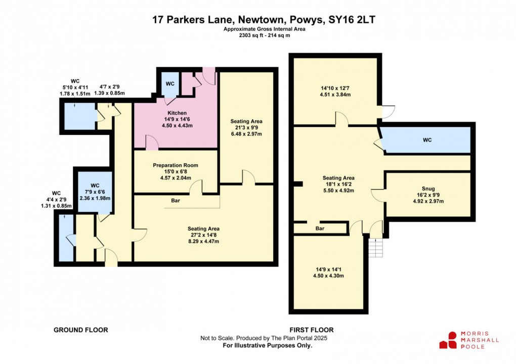 Floorplan for Parkers Lane, Newtown, Powys