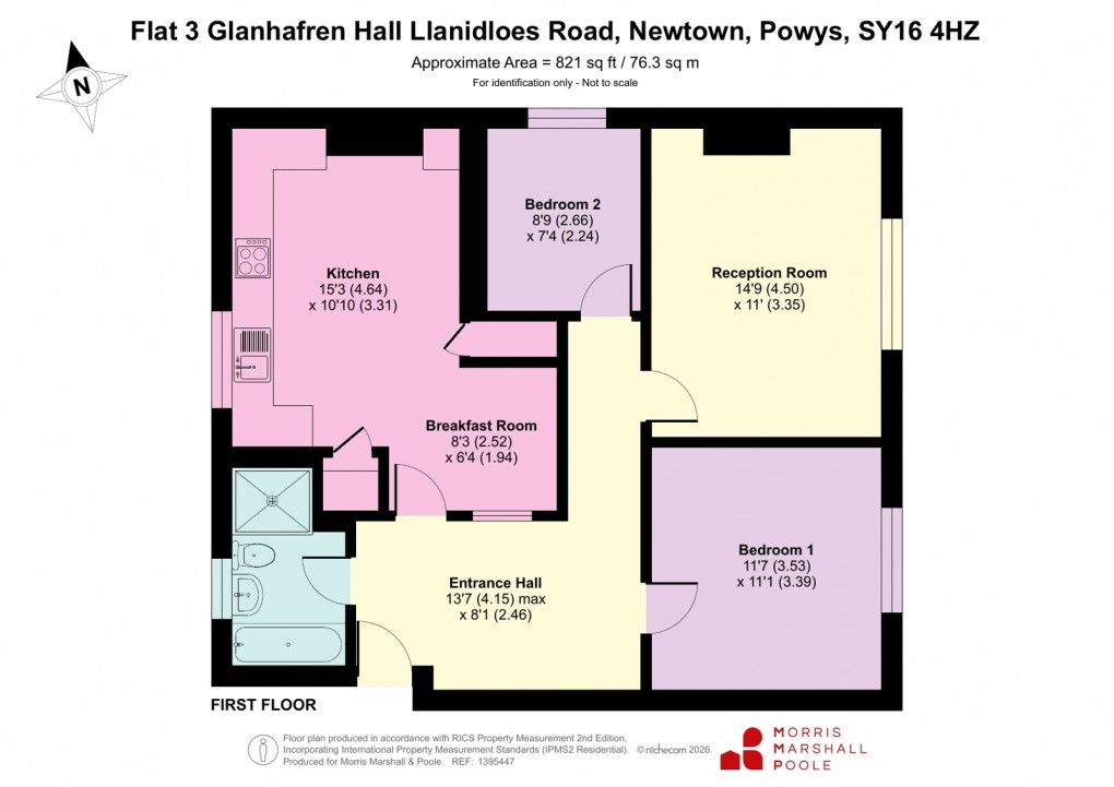 Floorplan for Llanidloes Road, Newtown, Powys
