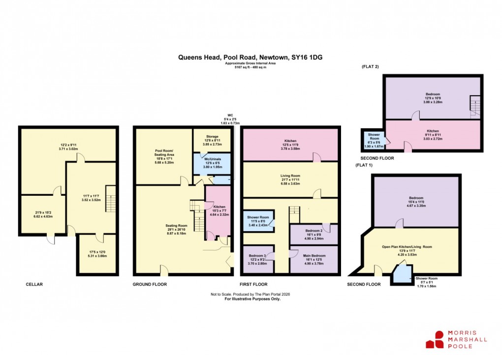 Floorplan for Pool Road, Newtown, Powys