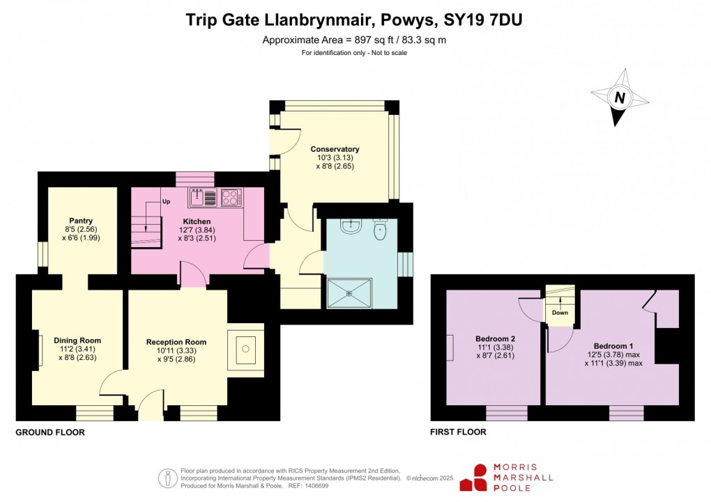 Floorplan for Llanbrynmair, Powys