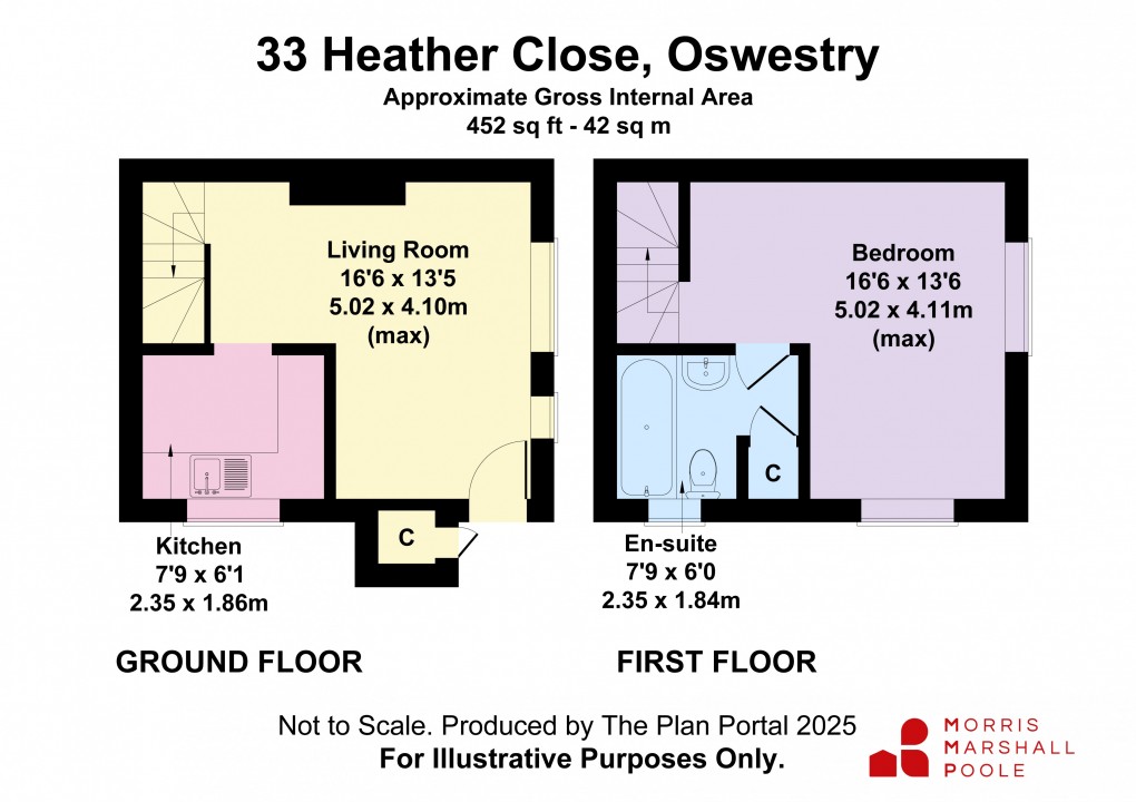 Floorplan for Heather Close, Oswestry