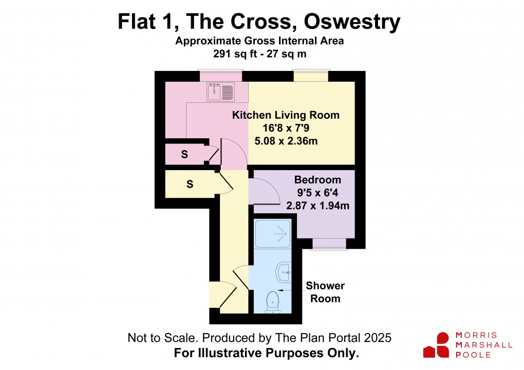 Floorplan for The Cross, Gobowen, Oswestry, Shropshire