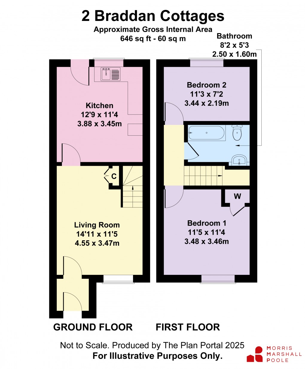 Floorplan for New Road, Gobowen, Oswestry, Shropshire