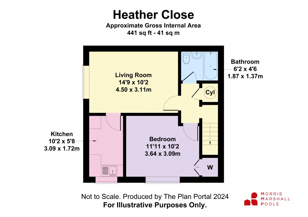 Floorplan for Heather Close, Oswestry, Shropshire