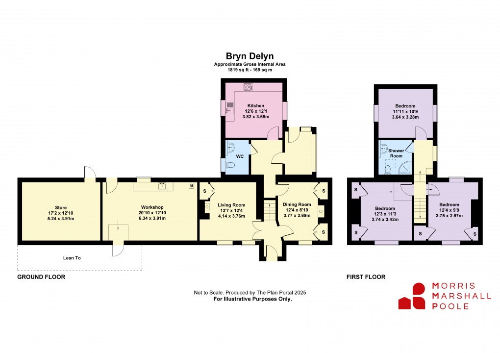 Floorplan for Llangynog, Oswestry, Powys