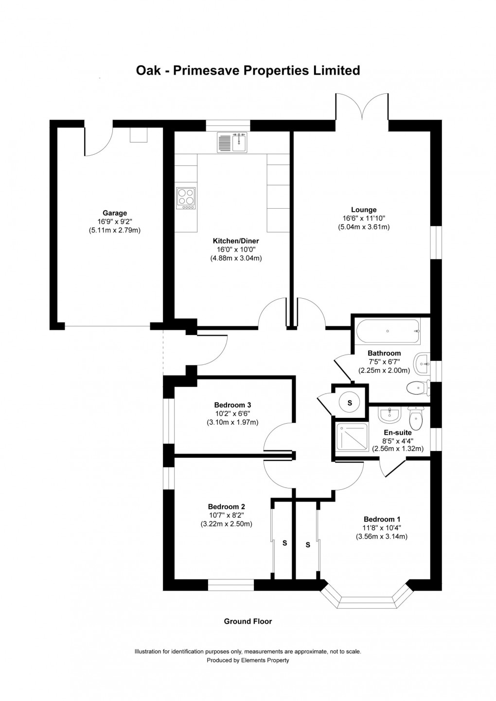 Floorplan for Pant Yr Onnen, Pont Robert, Meifod, Powys