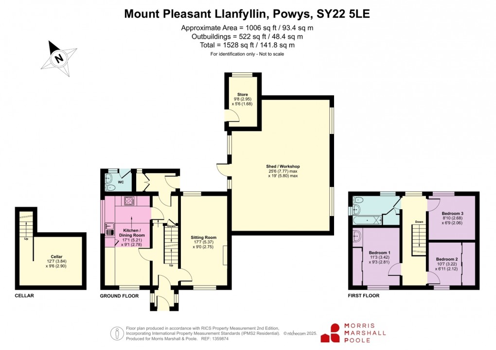 Floorplan for Llanfyllin, Powys