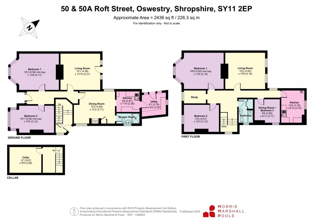 Floorplan for Roft Street, Oswestry, Shropshire
