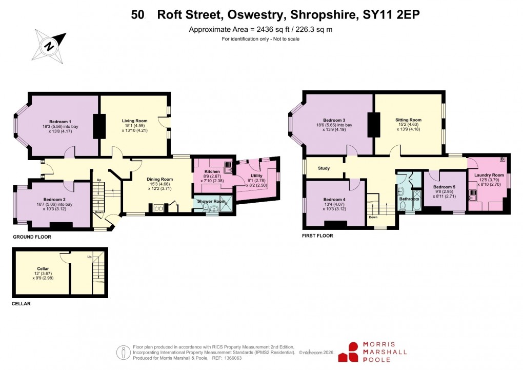 Floorplan for Roft Street, Oswestry, Shropshire