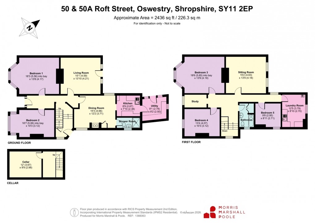 Floorplan for Roft Street, Oswestry, Shropshire