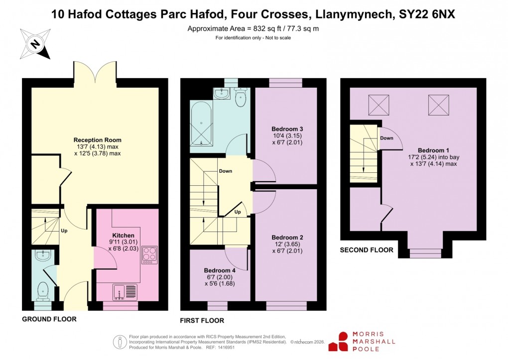 Floorplan for Parc Hafod, Four Crosses, Llanymynech, Powys