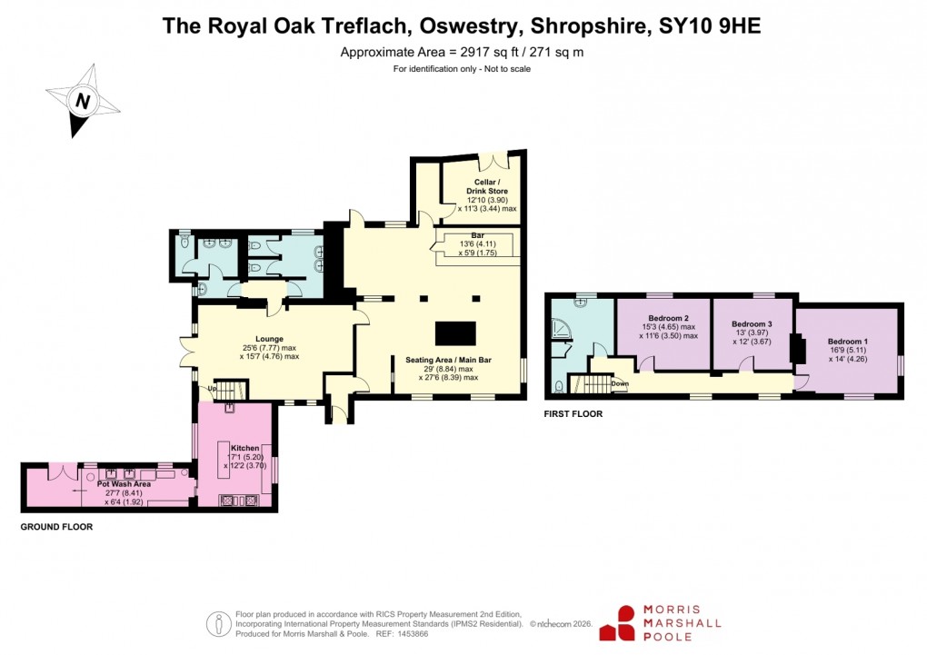 Floorplan for Treflach, Oswestry, Shropshire