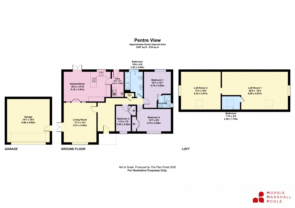 Floorplan for Llandyssil, Montgomery, Powys