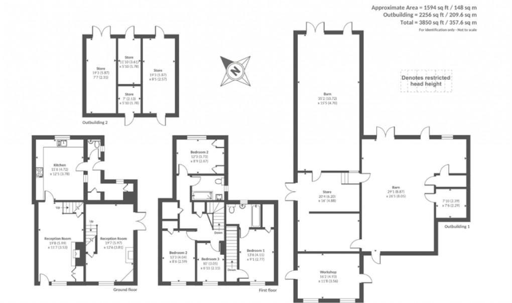 Floorplan for Llanddewi, Llandrindod Wells, Powys