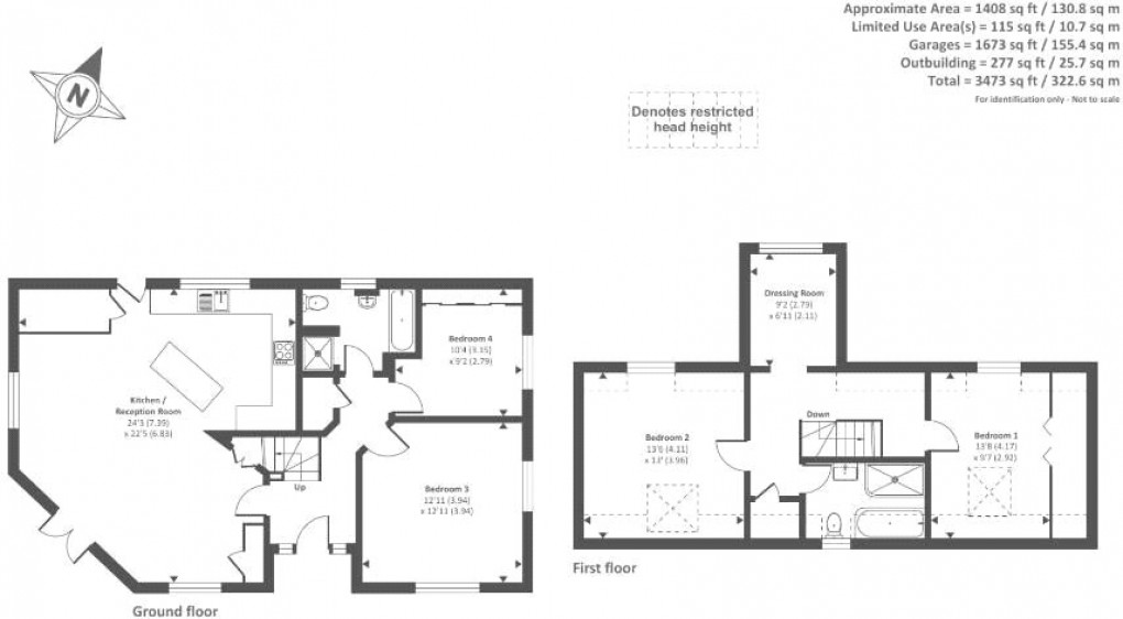 Floorplan for Nantmel, Llandrindod Wells, Powys