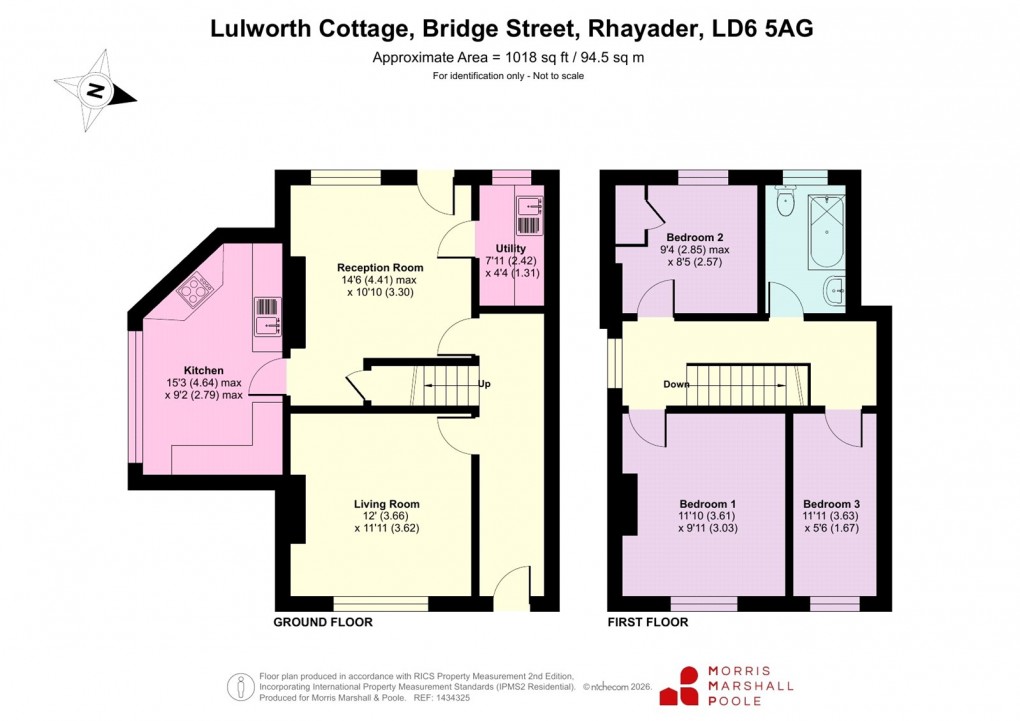 Floorplan for Bridge Street, Rhayader, Powys