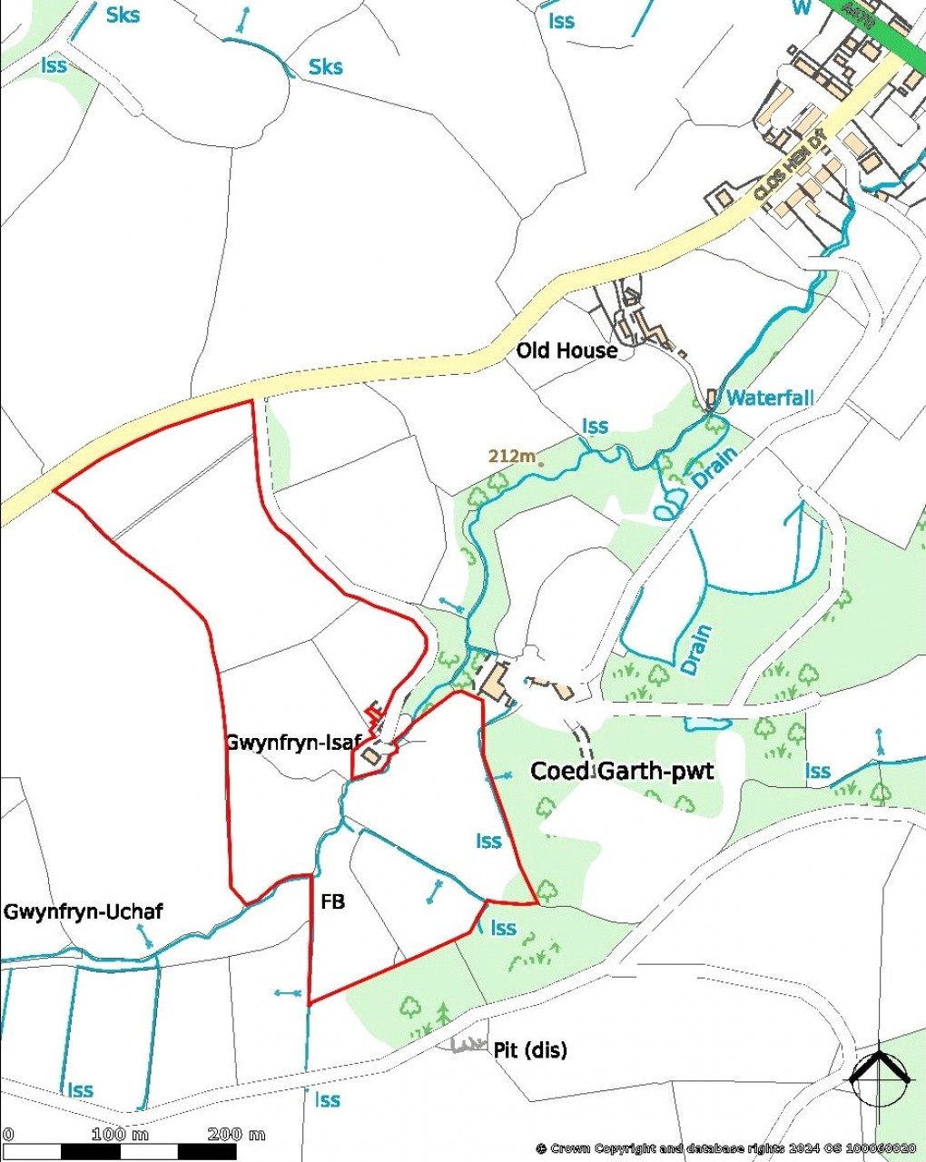Floorplan for Gwynfryn Isaf, Clatter, Caersws, Powys