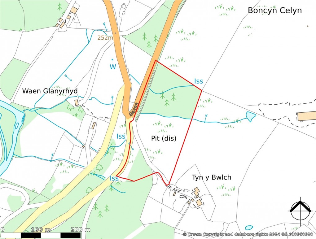 Floorplan for Land At Glanrhyd, Llanwddyn, Oswestry, Powys