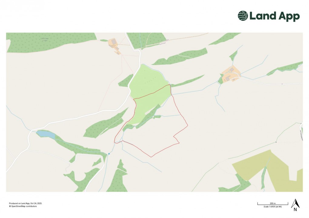 Floorplan for Land At Cae-Deial, Llanfihangel, Powys