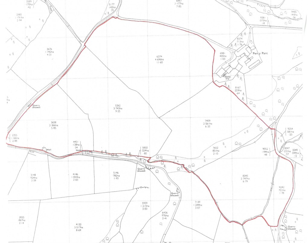 Floorplan for Land At Pen Y Parc, Llanfihangel, Llanfyllin, Powys