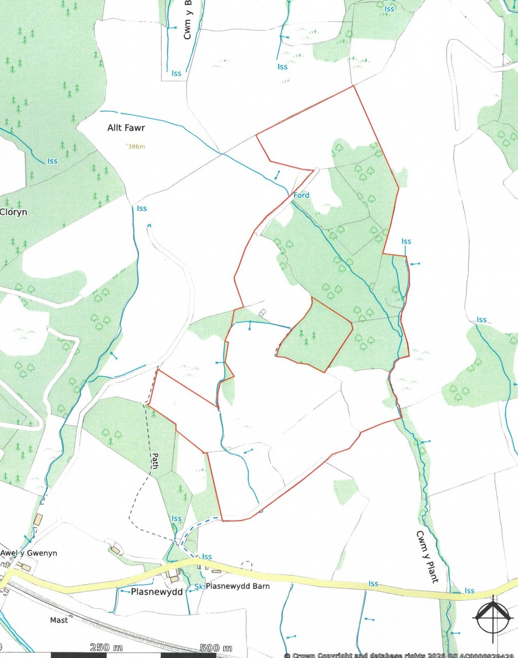 Floorplan for Land At Plas Newydd, Carno, Caersws, Powys
