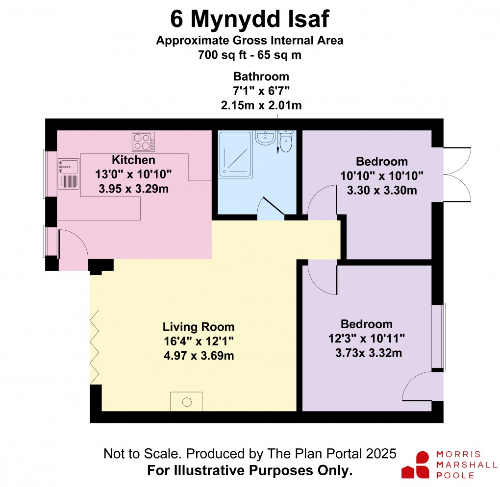 Floorplan for Mynydd Isaf, Aberdyfi, Gwynedd
