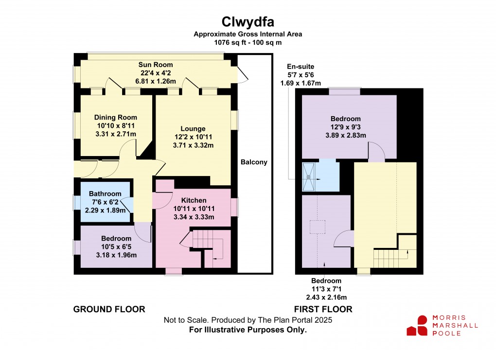 Floorplan for Terrace Road, Aberdyfi