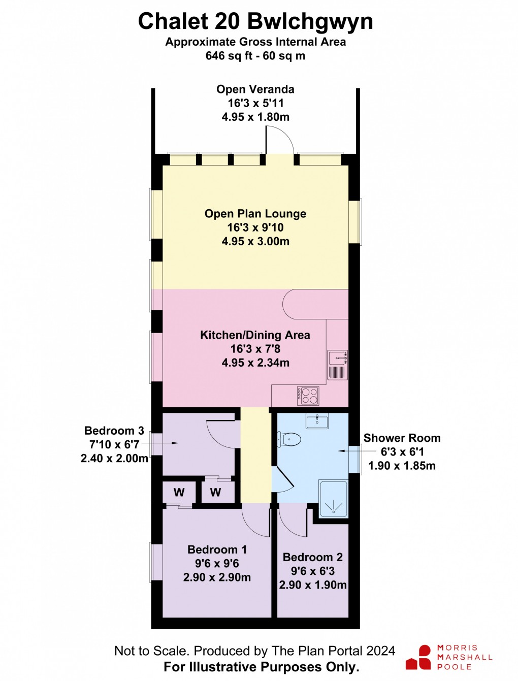 Floorplan for Bwlchgwyn, Aberdyfi  Aberdovey, Gwynedd