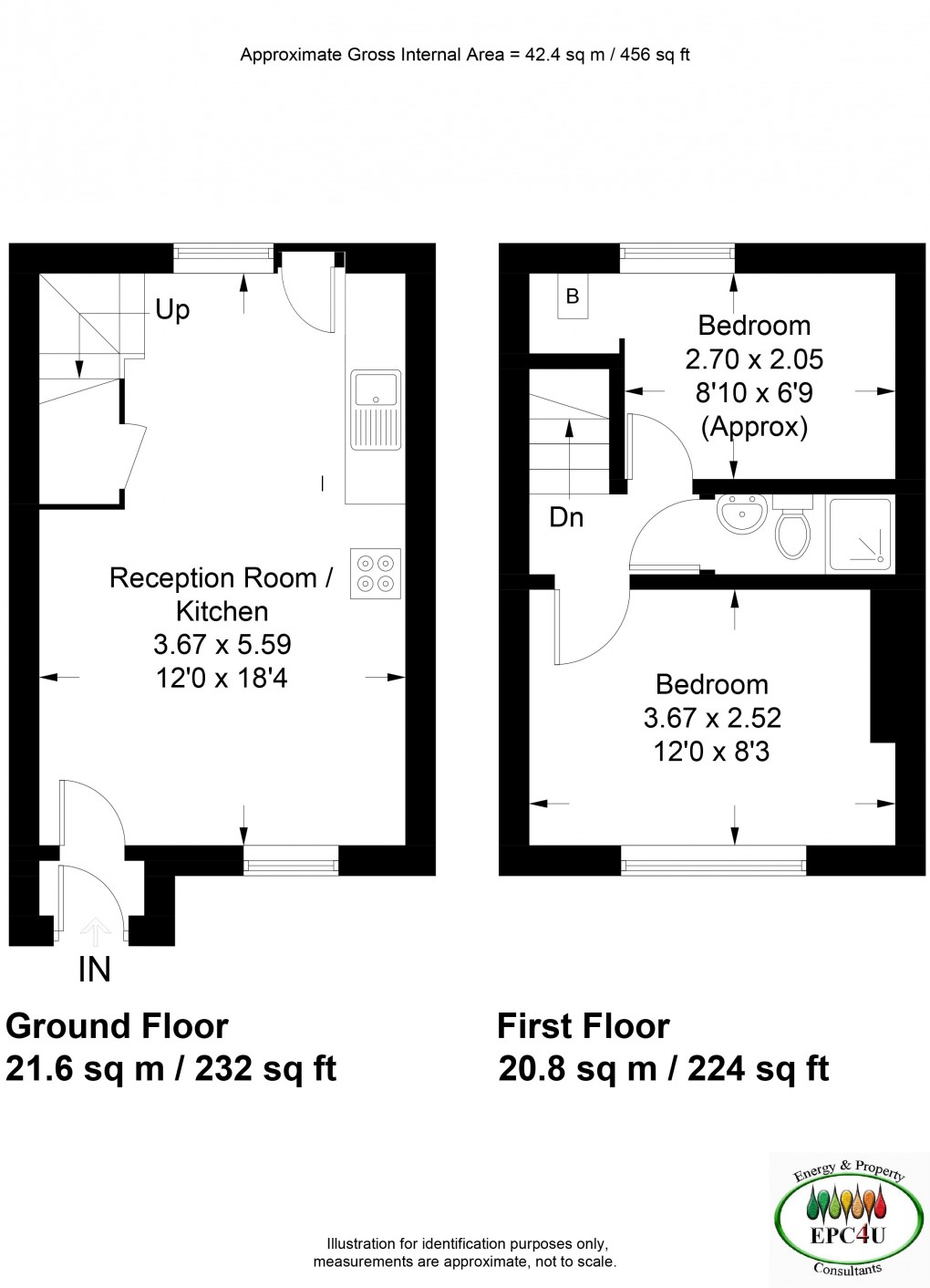 Floorplan for Penhelyg Road, Aberdyfi, Gwynedd
