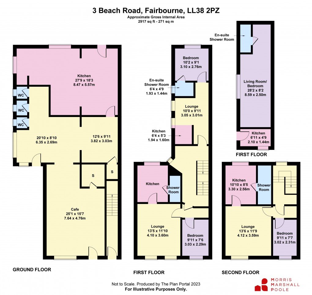 Floorplan for Beach Road, Fairbourne, Gwynedd