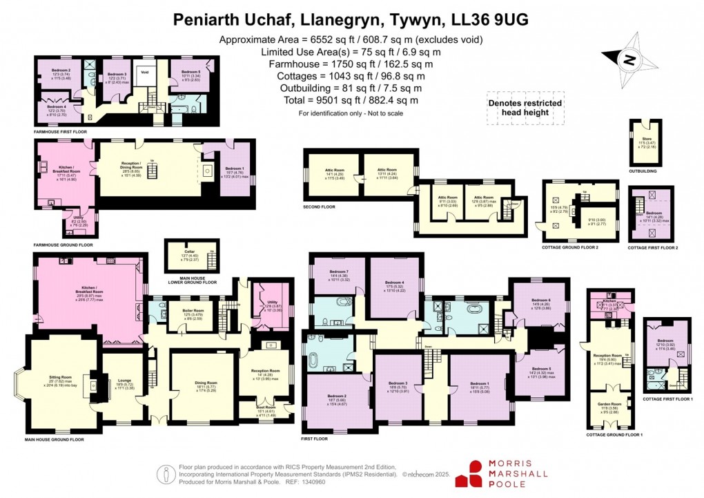 Floorplan for Llanegryn, Tywyn, Gwynedd
