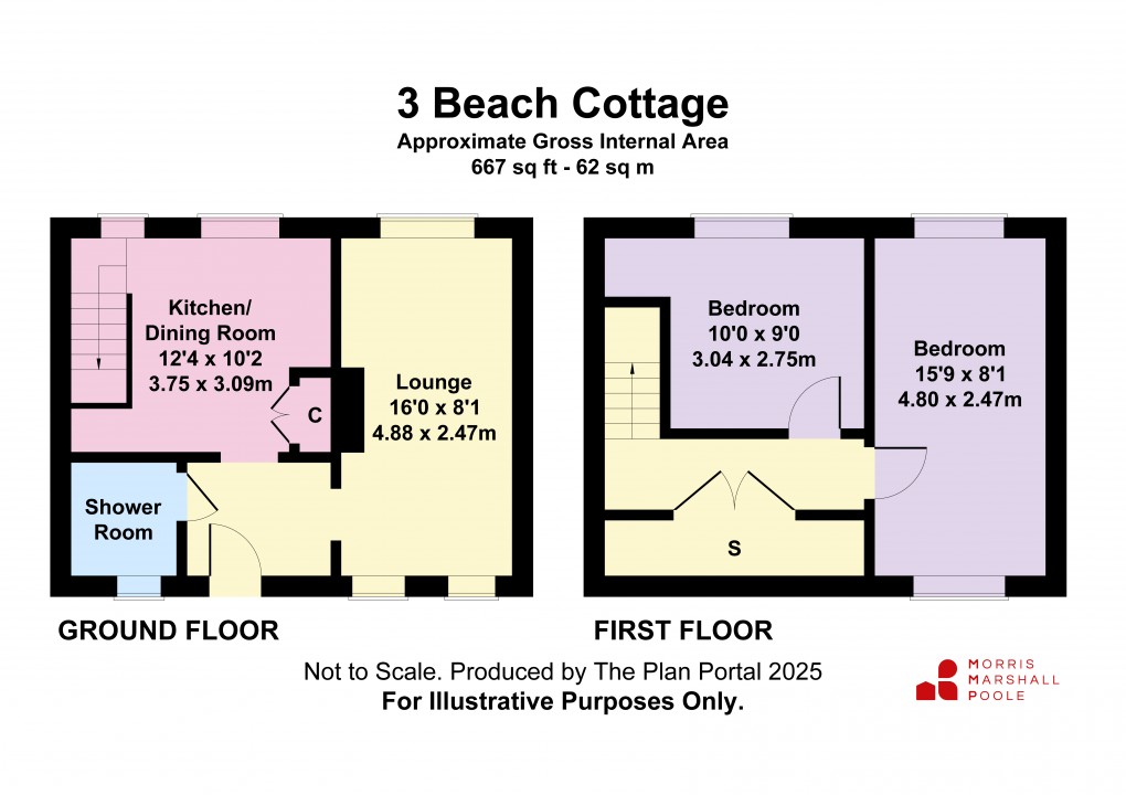 Floorplan for Station Road, Aberdyfi, Gwynedd