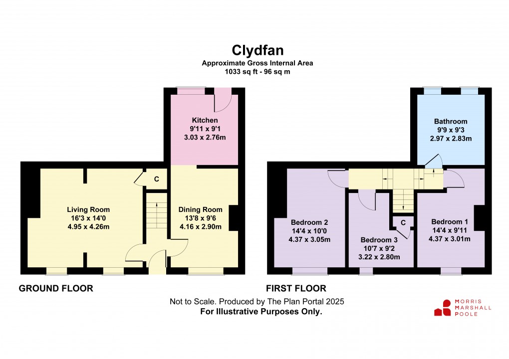 Floorplan for Llanegryn, Tywyn, Gwynedd