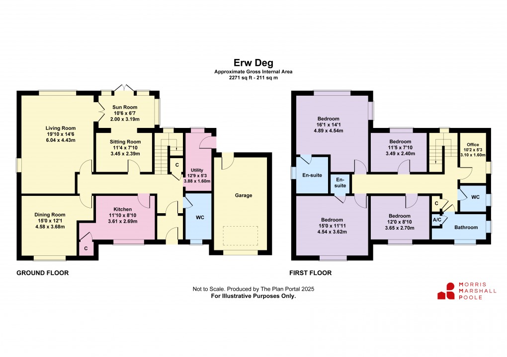 Floorplan for Tywyn, Gwynedd