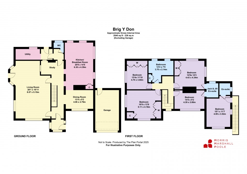 Floorplan for Brig Y Don, Aberdovey, Gwynedd