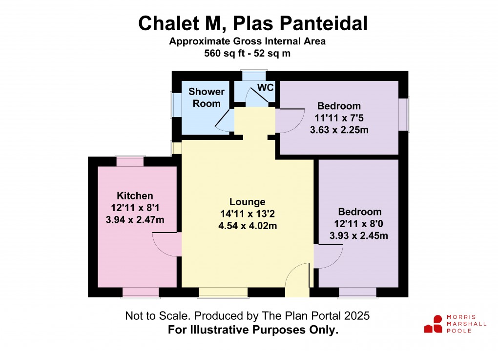 Floorplan for Plas Panteidal, Aberdyfi