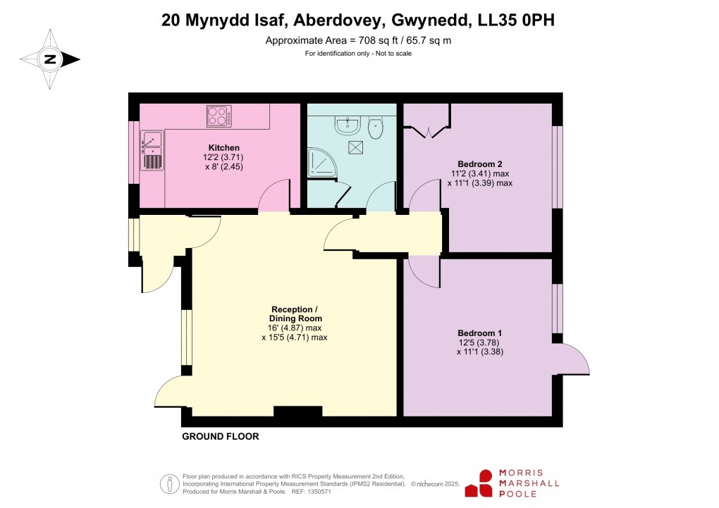 Floorplan for Mynydd Isaf, Aberdovey, Gwynedd