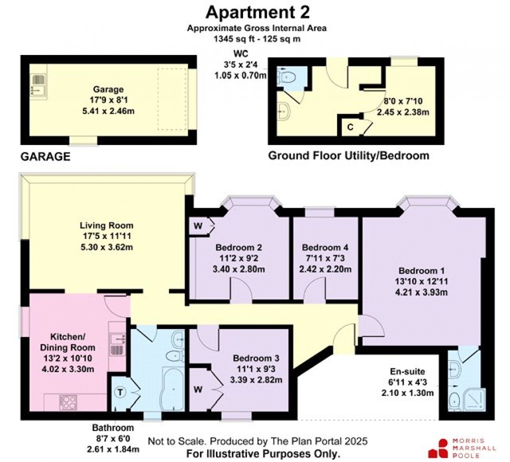 Floorplan for Aberdovey, Gwynedd