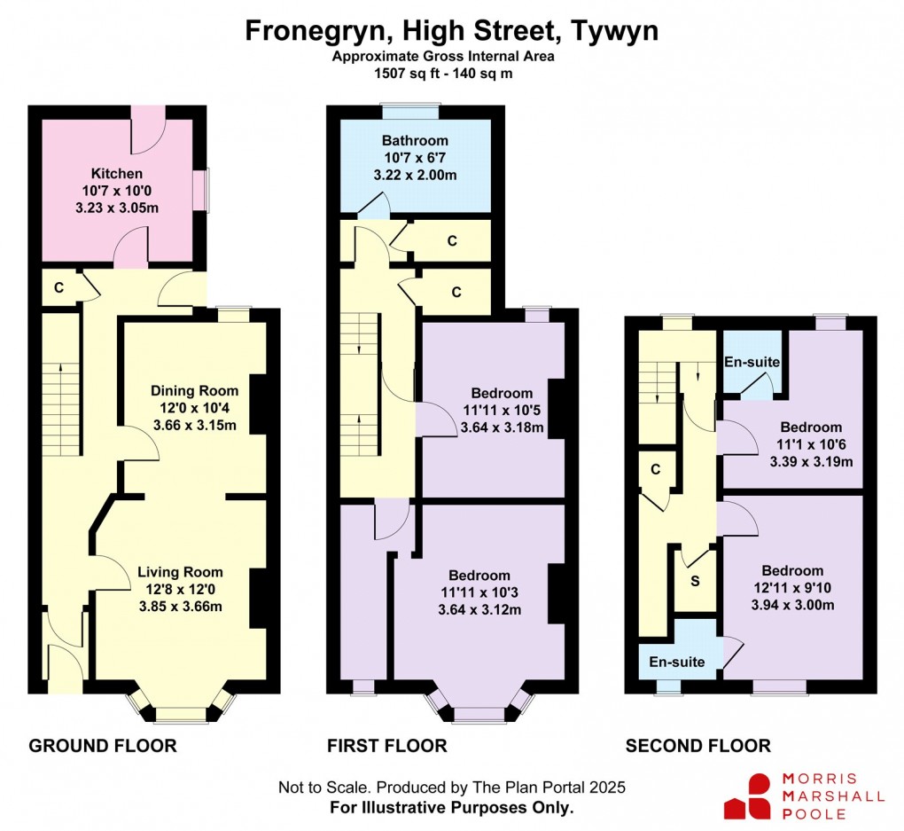 Floorplan for High Street, Tywyn, Gwynedd