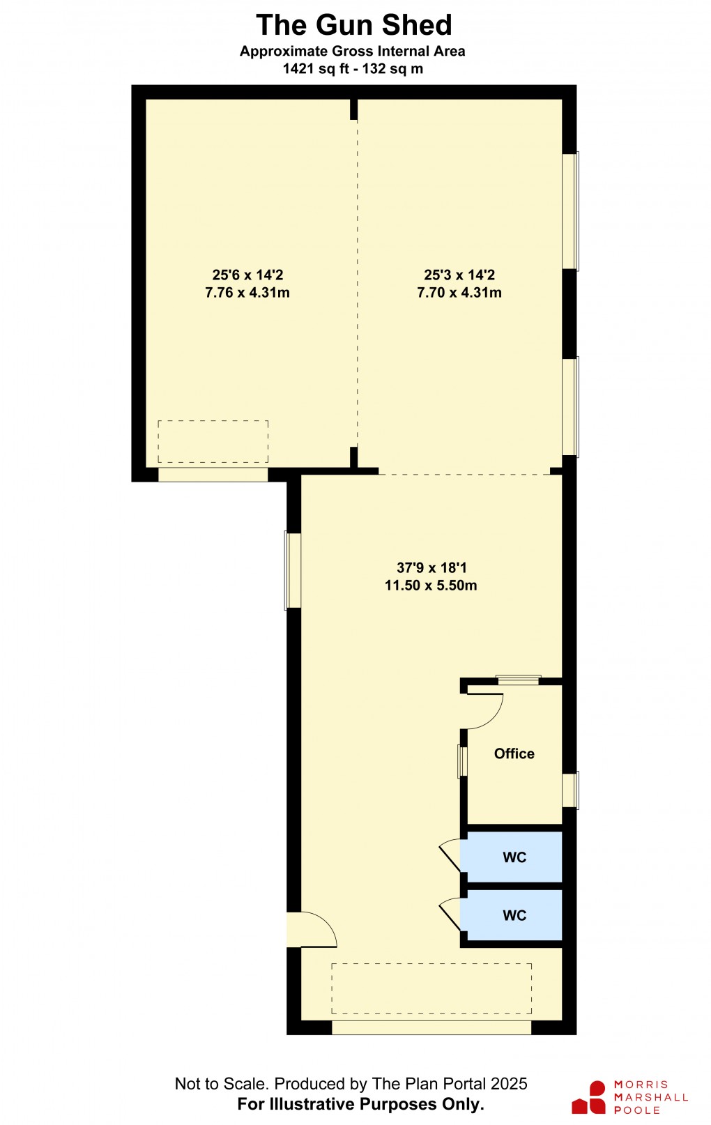 Floorplan for Brook Street, Tywyn, Gwynedd
