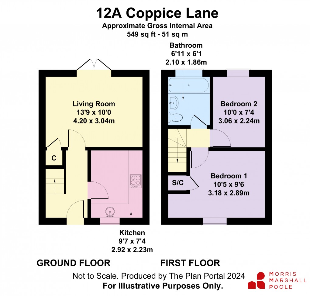 Floorplan for Coppice Lane, Castle Caereinion, Welshpool